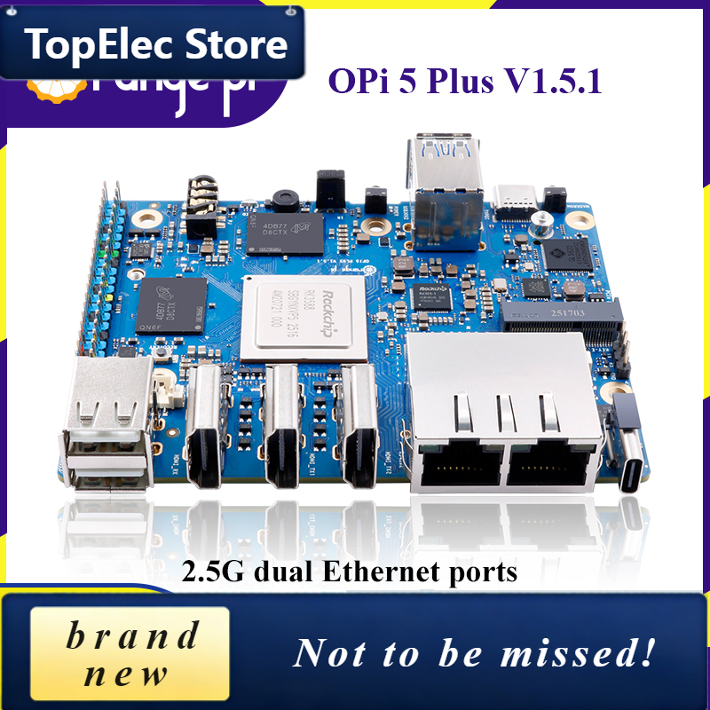 Orange Pi 5 Plus 16Gb - TopElec OrangePi 5 Plus 16GB Versi