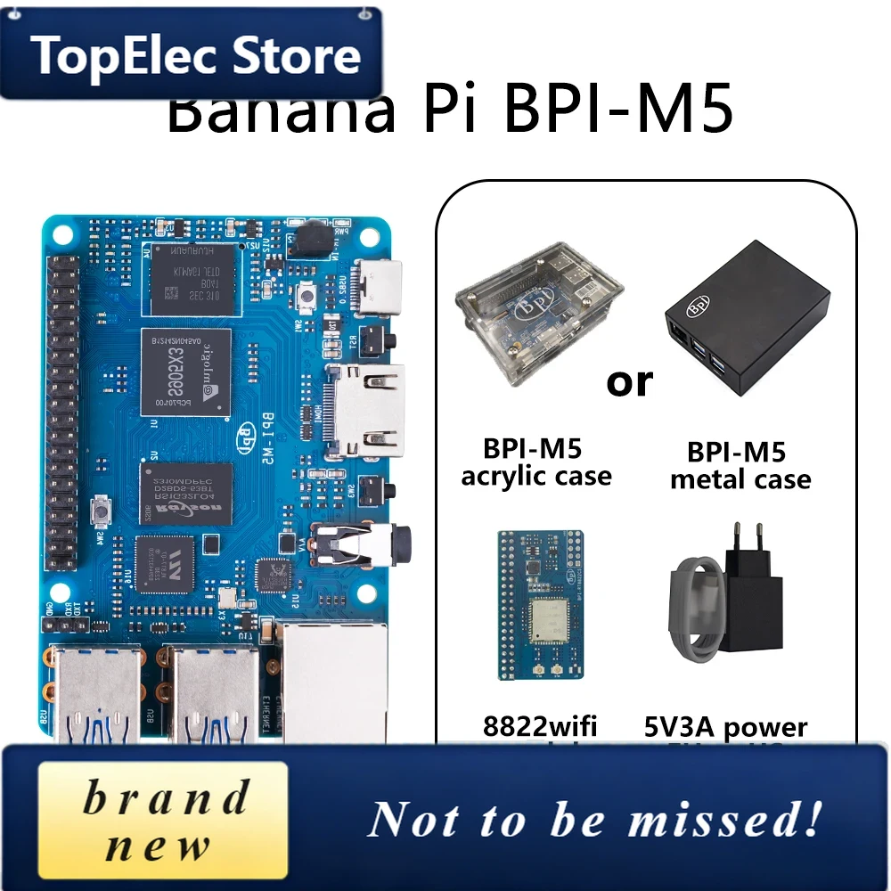 Banana Pi Bpi-M5 - TopElec Banana PI BPI-M5 SET Dengan